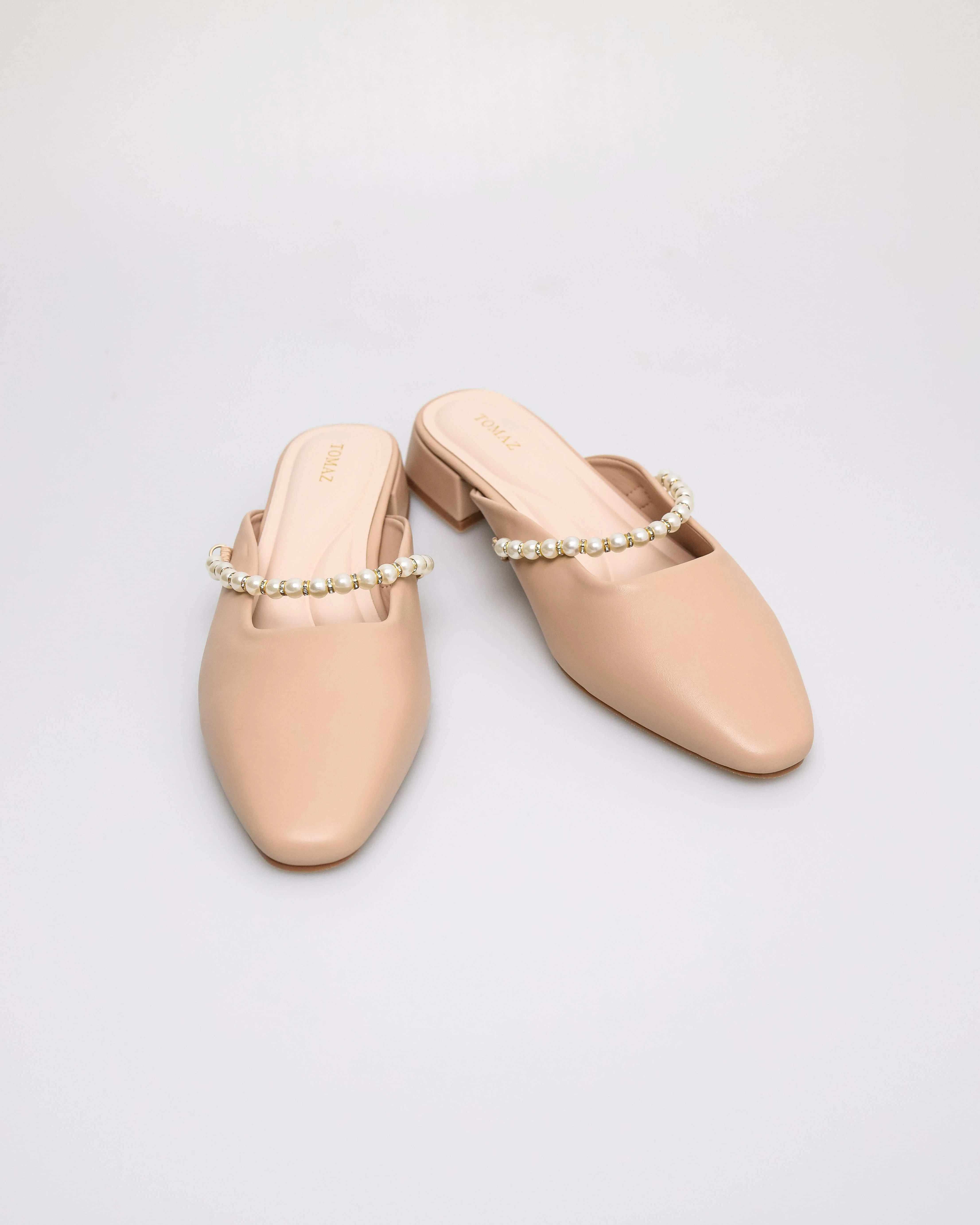 Tomaz YX246 Ladies Pearled Elegance Flats