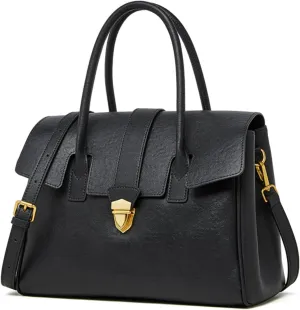 Top handle Handbag for WomenGenuine Leather Tote Retro Satchel Tote bags briefcases fashionable commuter bags
