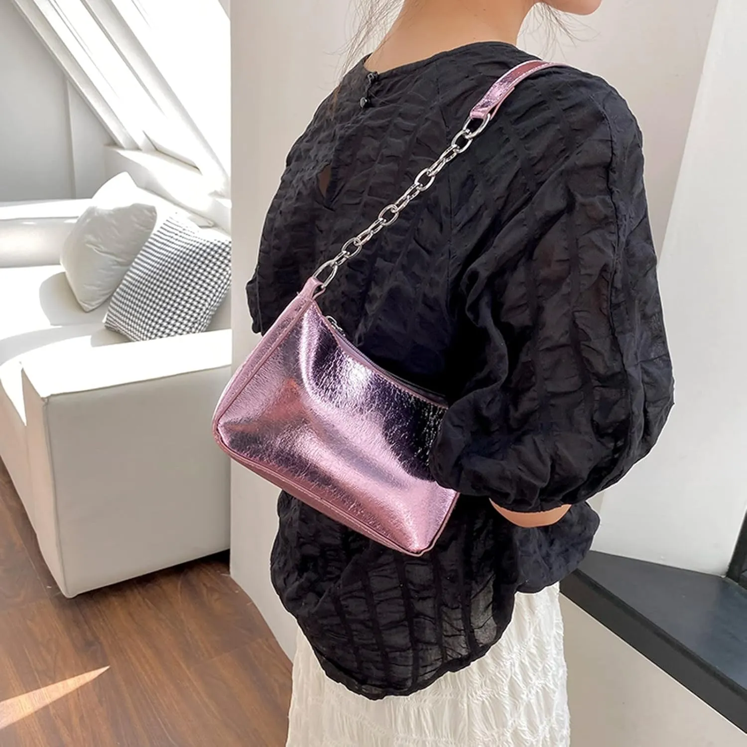 Tote Bag for Women Top Handle Purses and Handbags Soft Hobo Women's Faux Suede Hobo Bag