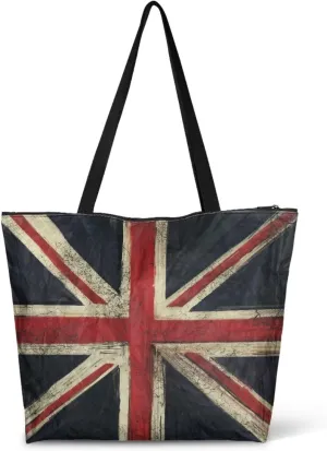 Tropical Flower 14 Inches Tote Paper Bag for Women, Boho Cat Shoulder Tote Bag Vivid Bird Commute Bag Paper Bags