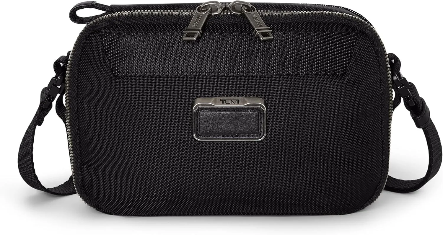TUMI - Alpha Bravo Mayport Clutch Crossbody - Versatile Hands-Free Travel Bag - Stylish Comfortable Design - Black