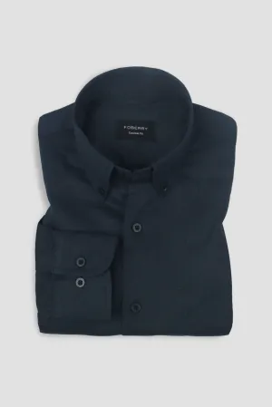 Turkish Blue Irish Linen Shirt