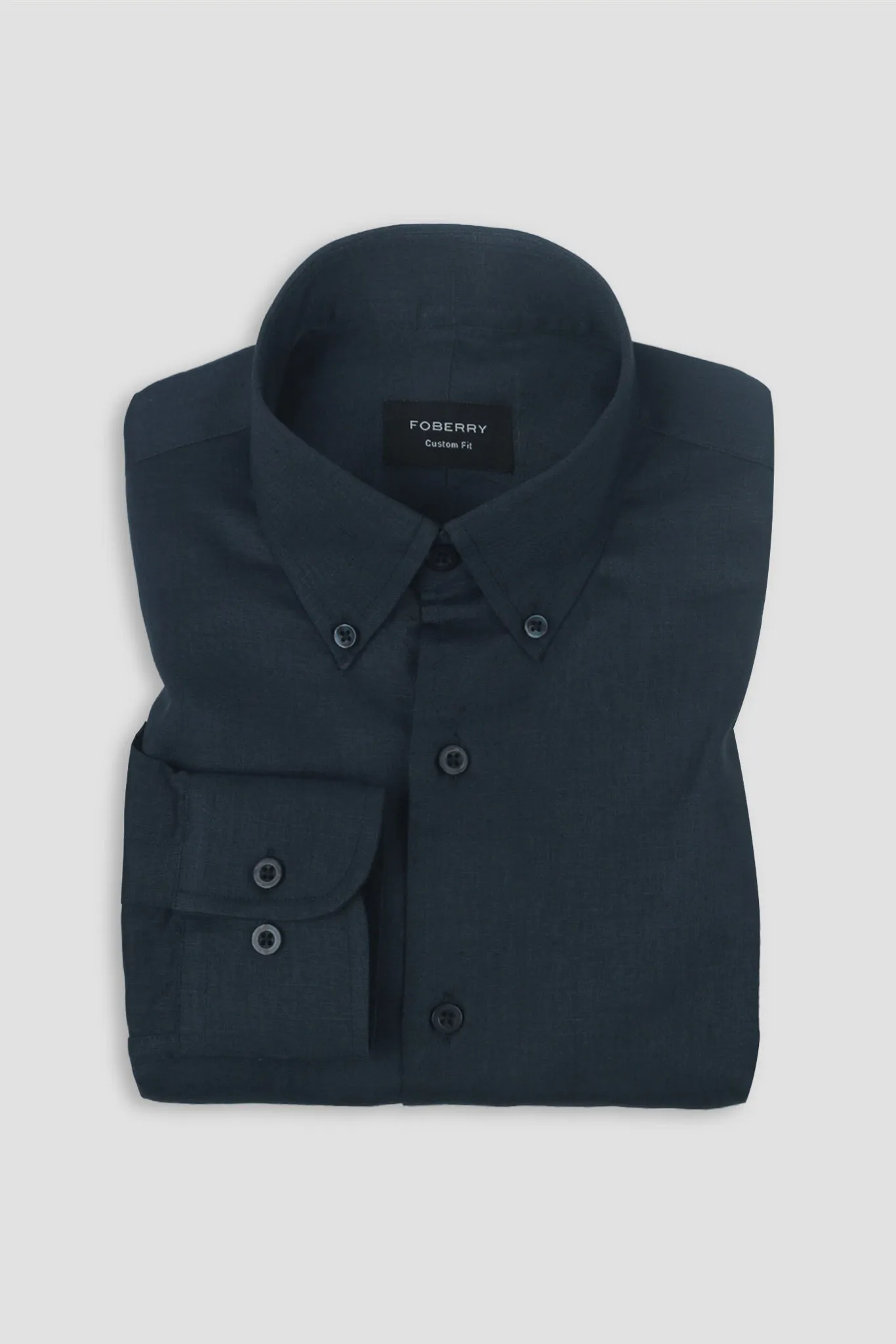 Turkish Blue Irish Linen Shirt