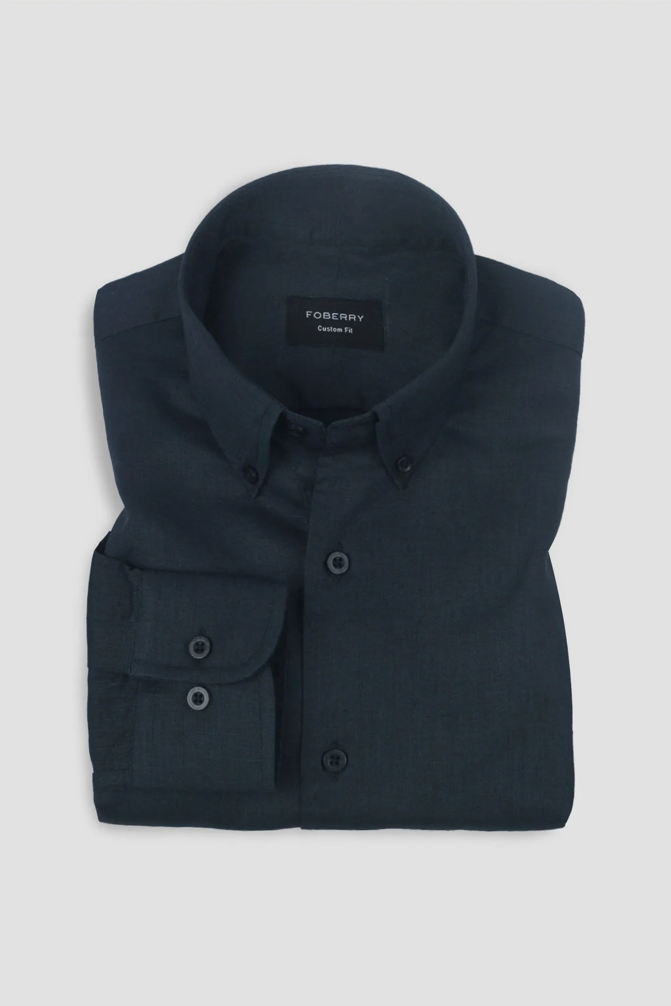 Turkish Blue Irish Linen Shirt