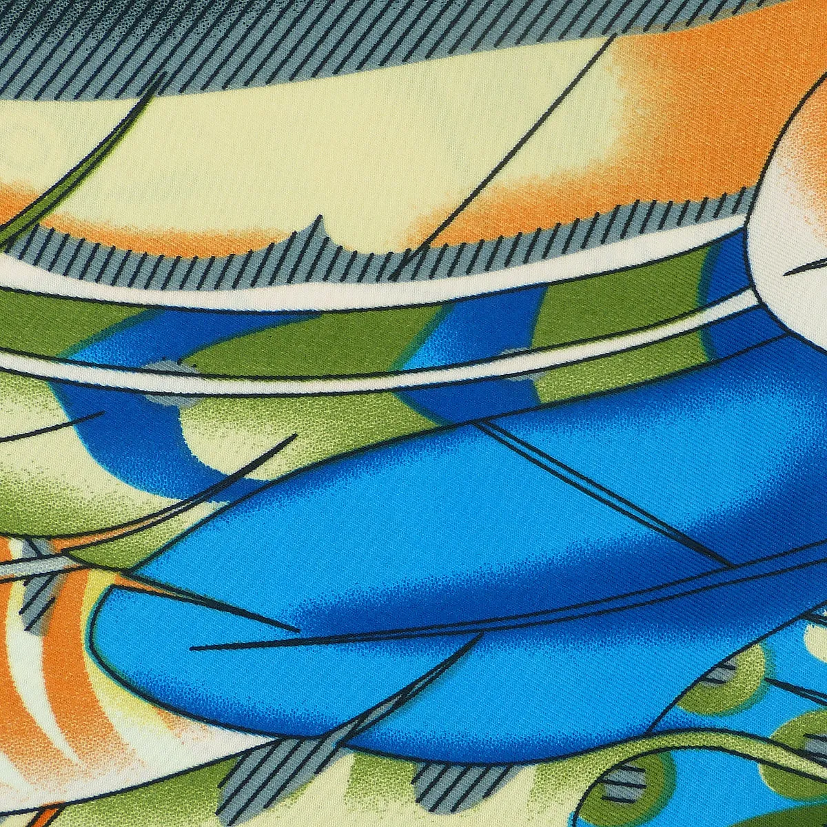Twill Silk Scarf Women LARGE Feather Shawls Square Bandana Kerchief Foulards 51" Luxury Brand Look Orange