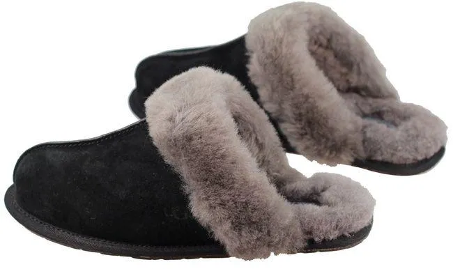 Ugg Boots Womens Scuffette II Slipper Black Grey