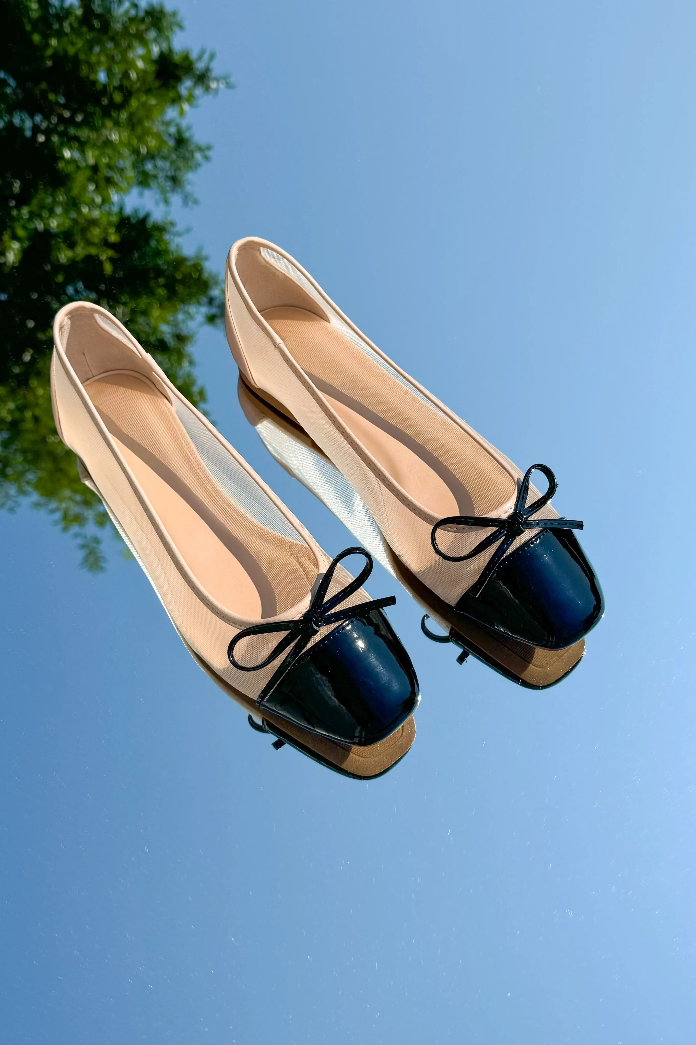 Upscale Beauty Mesh Ballet Flats