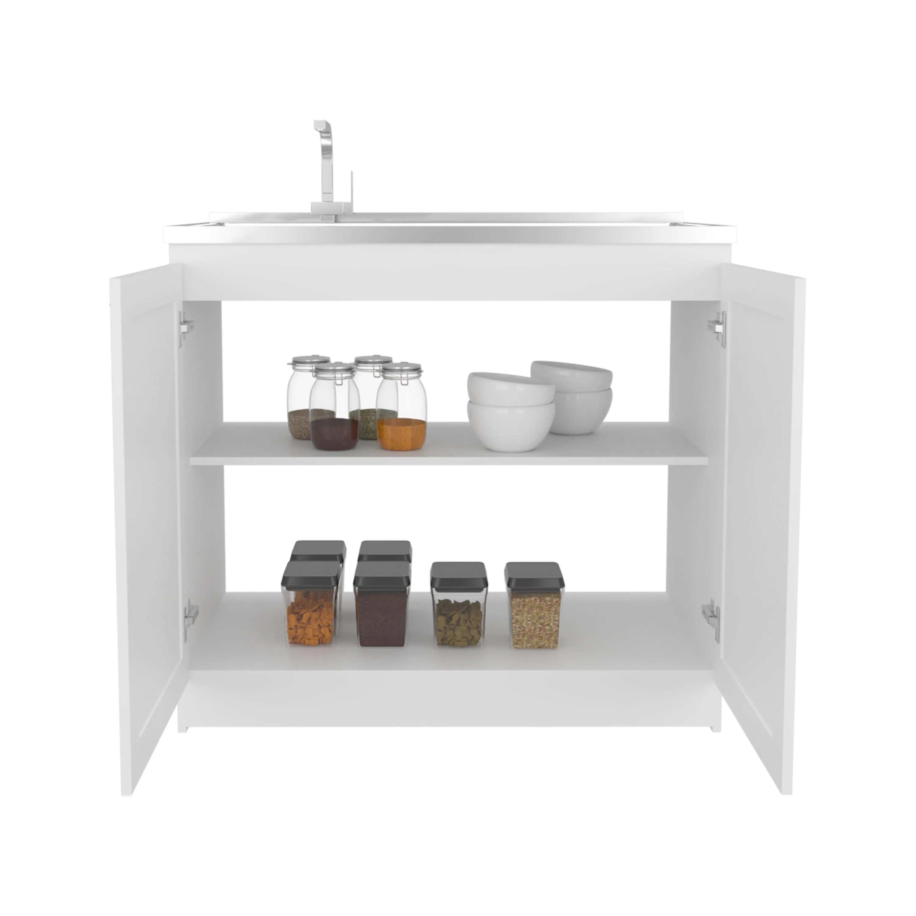 Utility Sink Zurich, Two Large Drawers