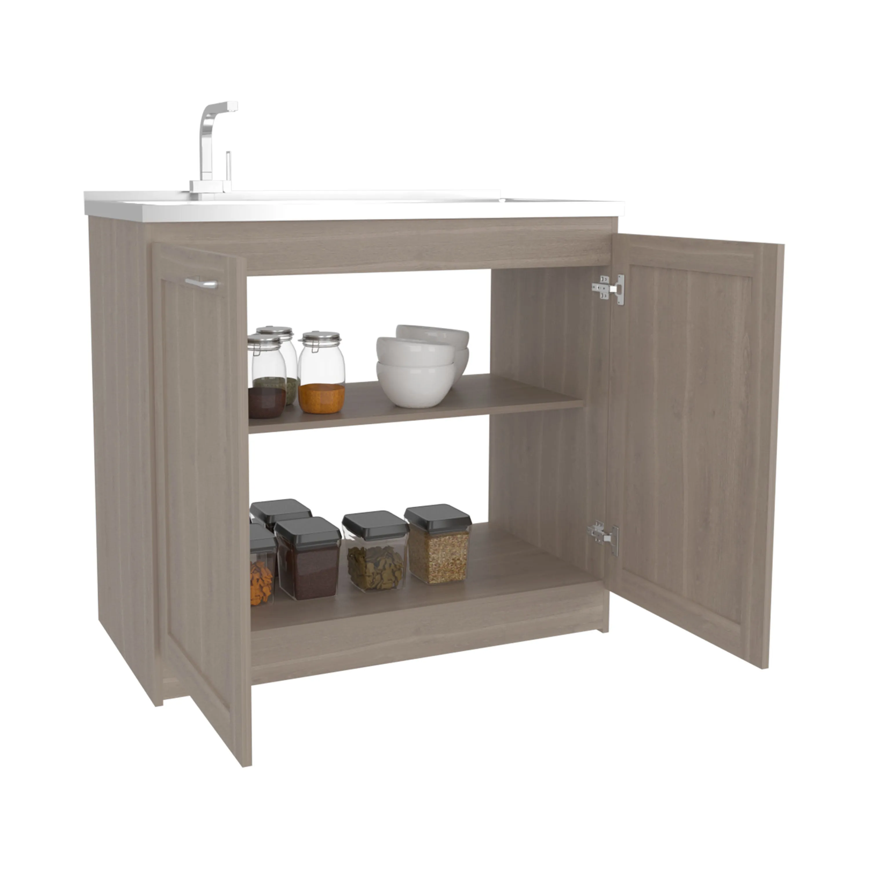 Utility Sink Zurich, Two Large Drawers