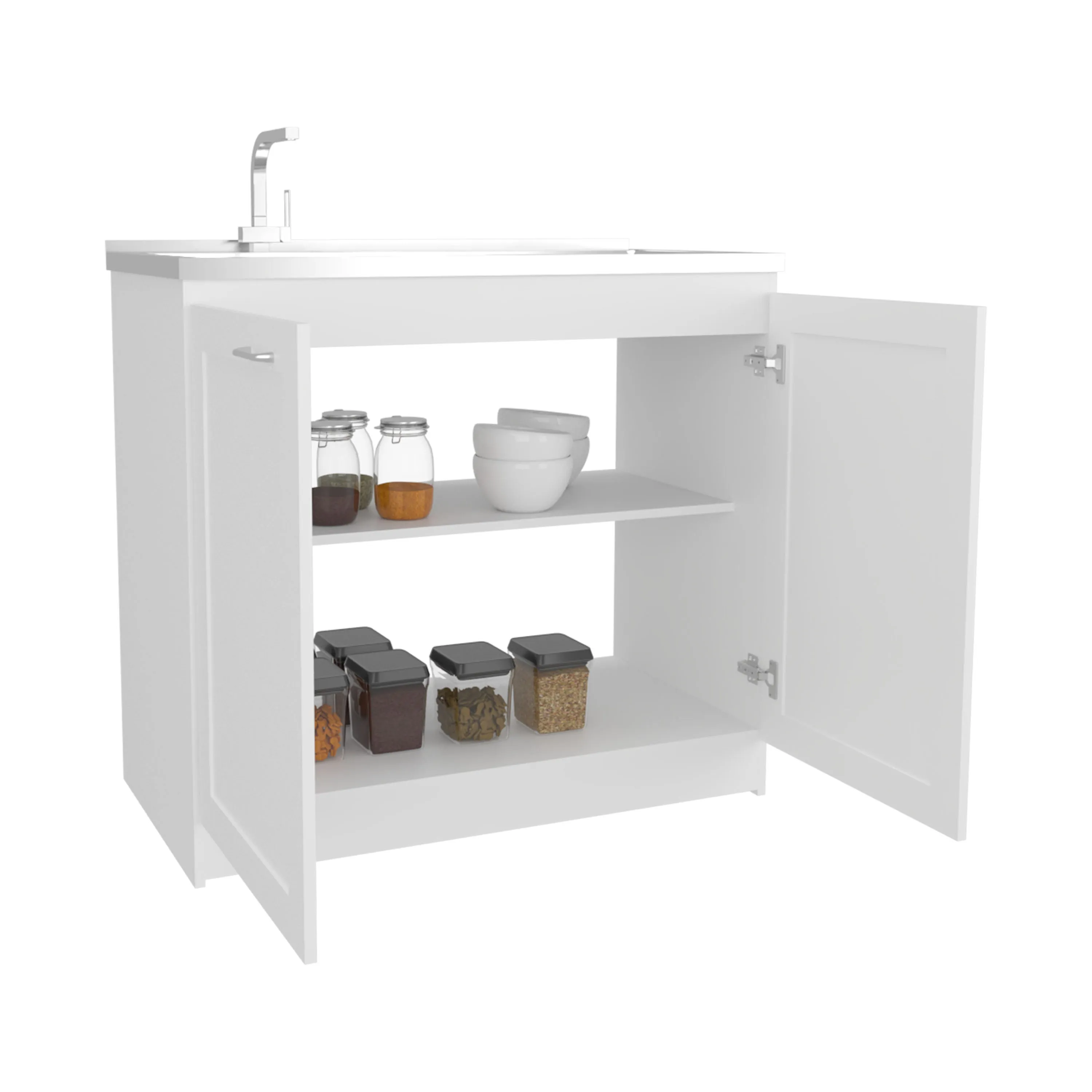 Utility Sink Zurich, Two Large Drawers