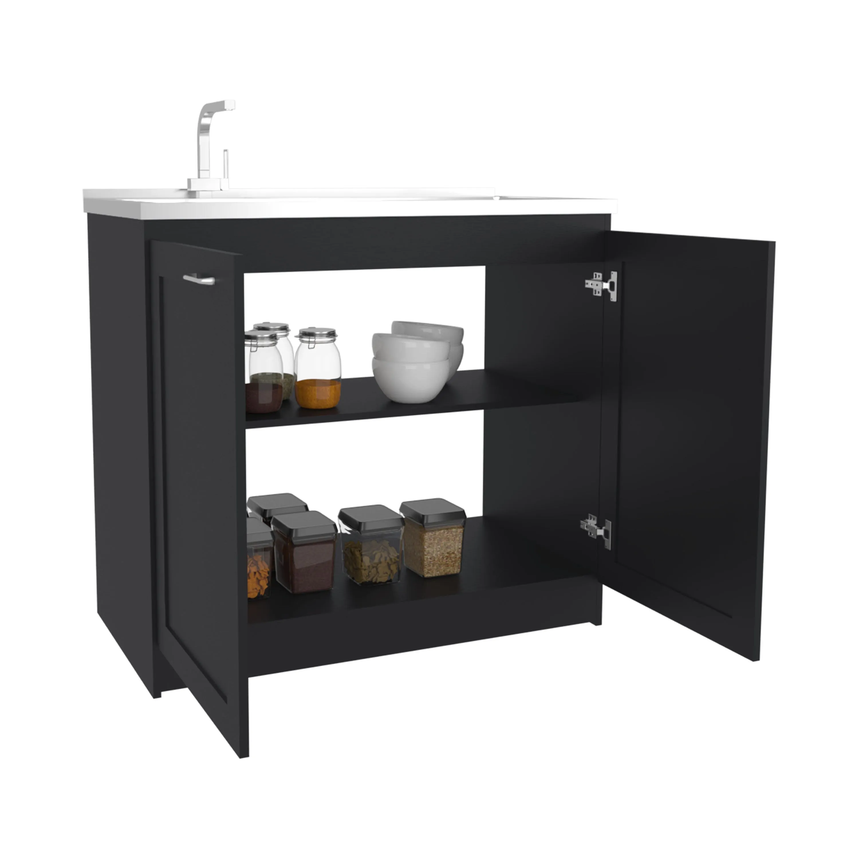 Utility Sink Zurich, Two Large Drawers