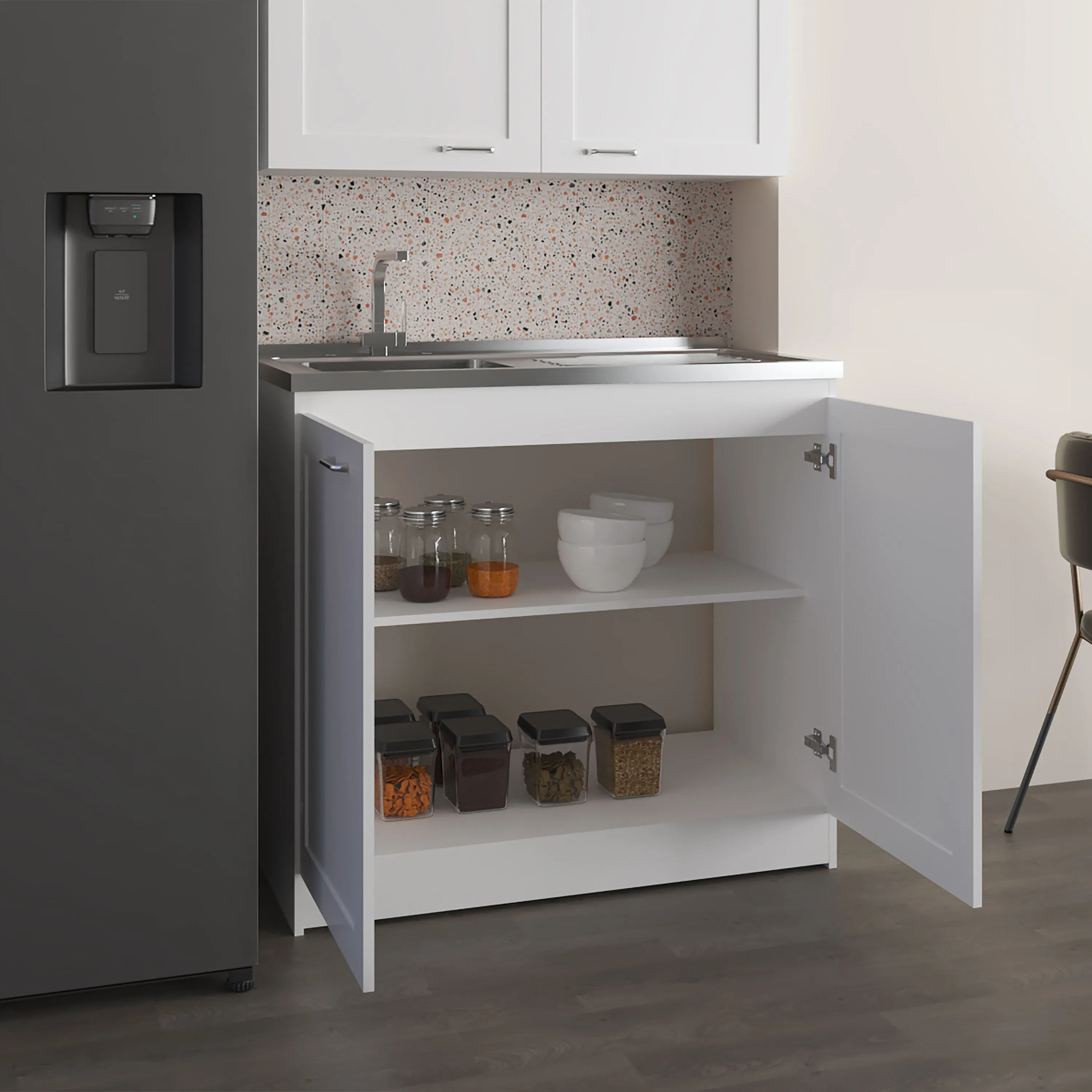 Utility Sink Zurich, Two Large Drawers