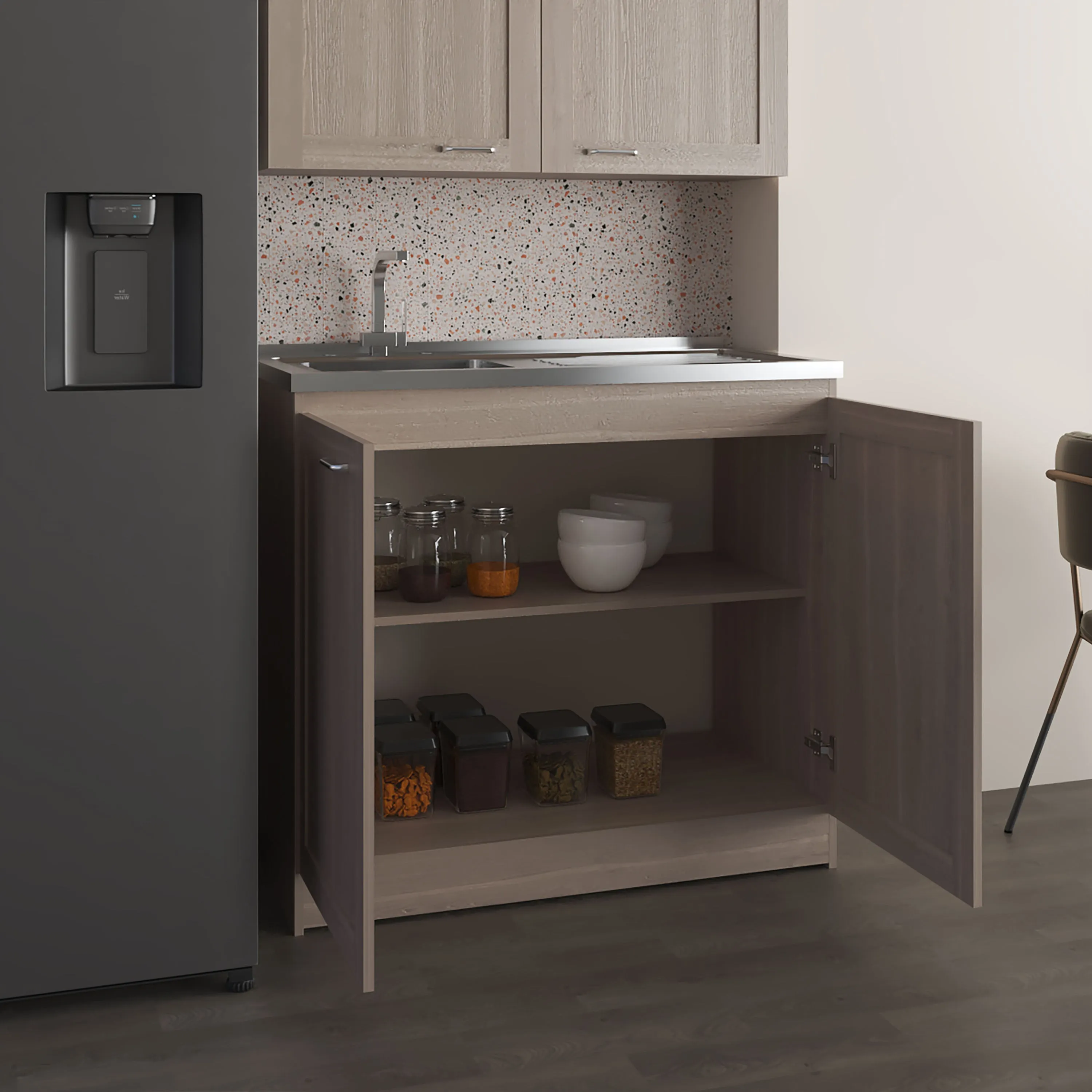 Utility Sink Zurich, Two Large Drawers