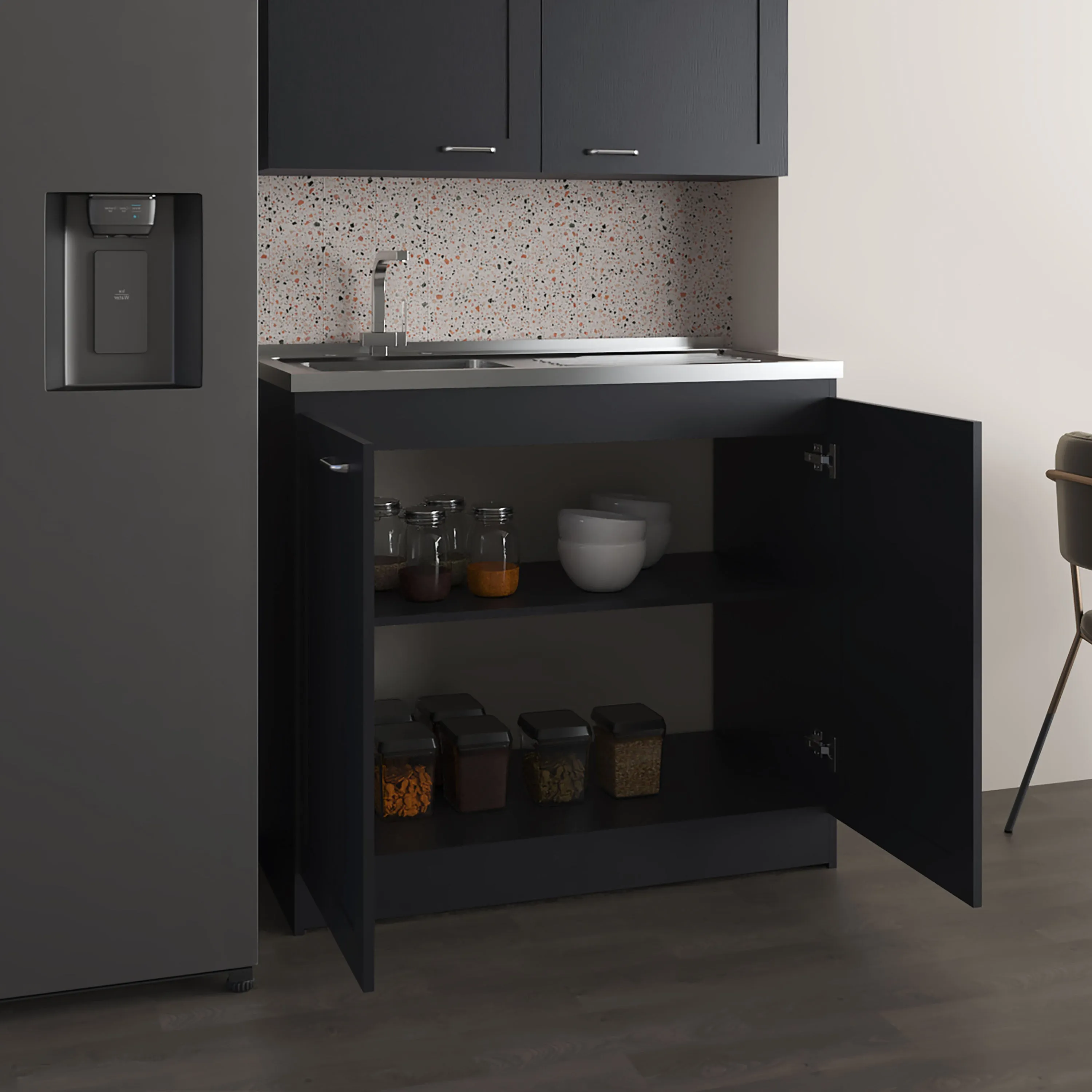 Utility Sink Zurich, Two Large Drawers