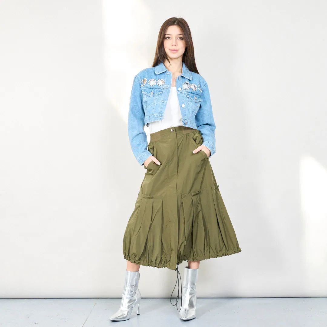 Utility-style cargo skirt wholesale