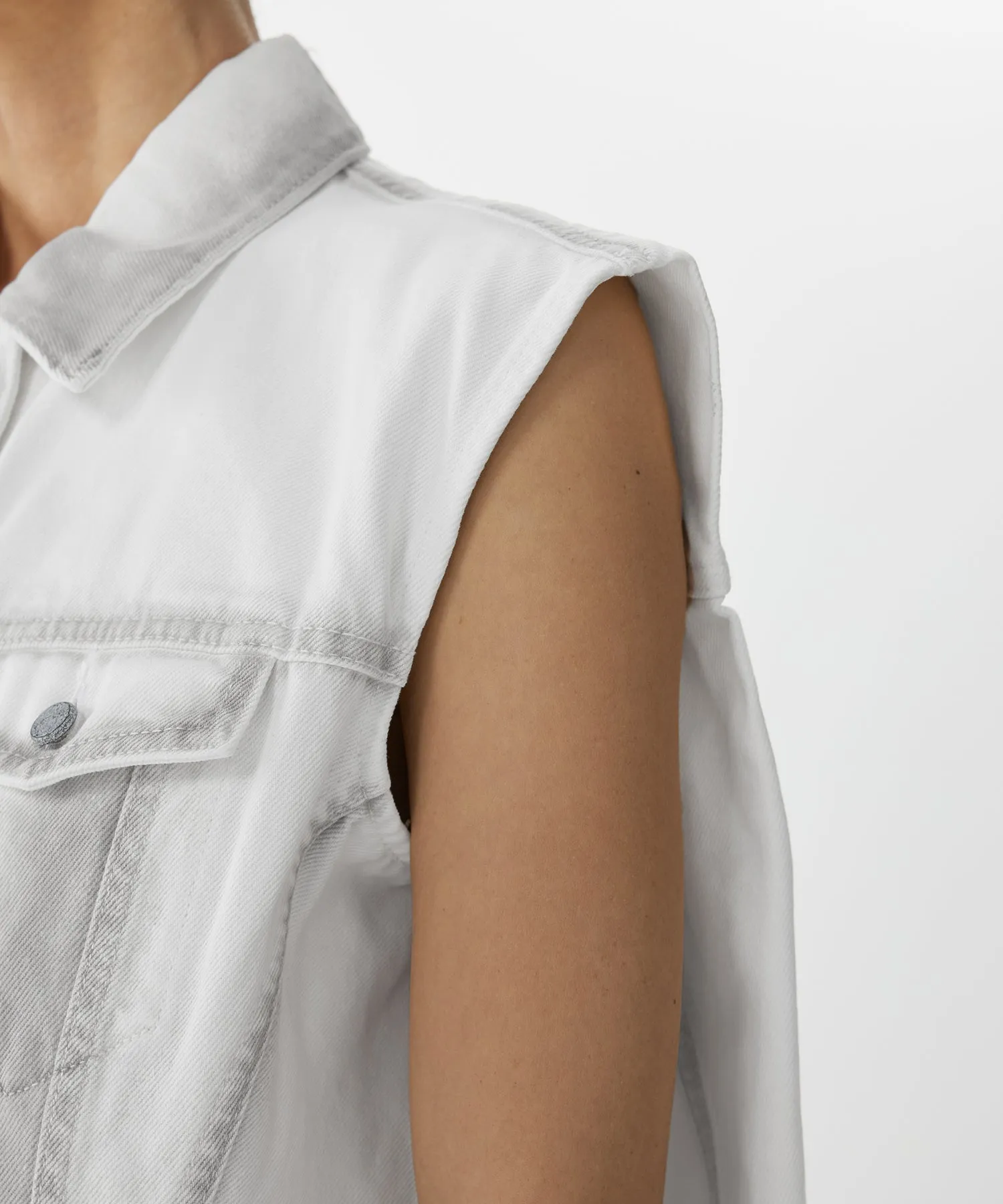 Versatile Oversized Denim Vest