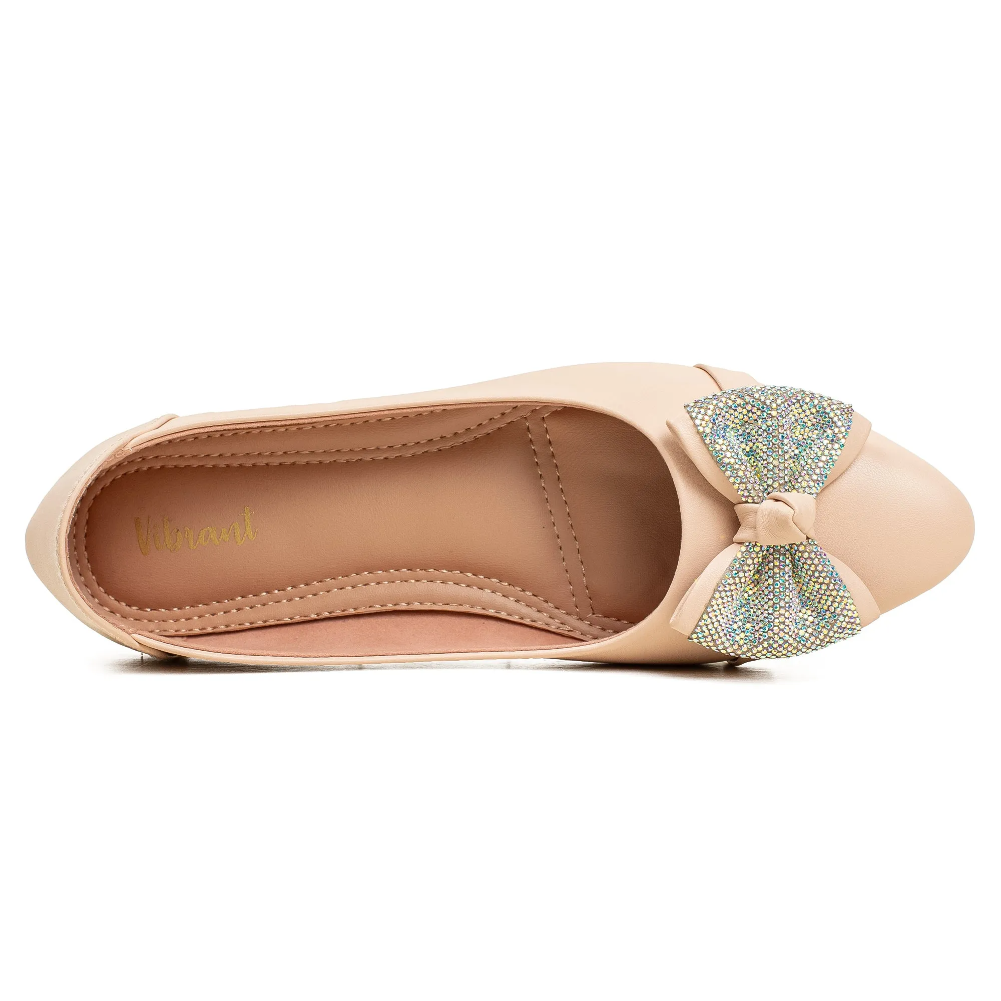 Vibrant Light Pink Ballerina Flats for Women