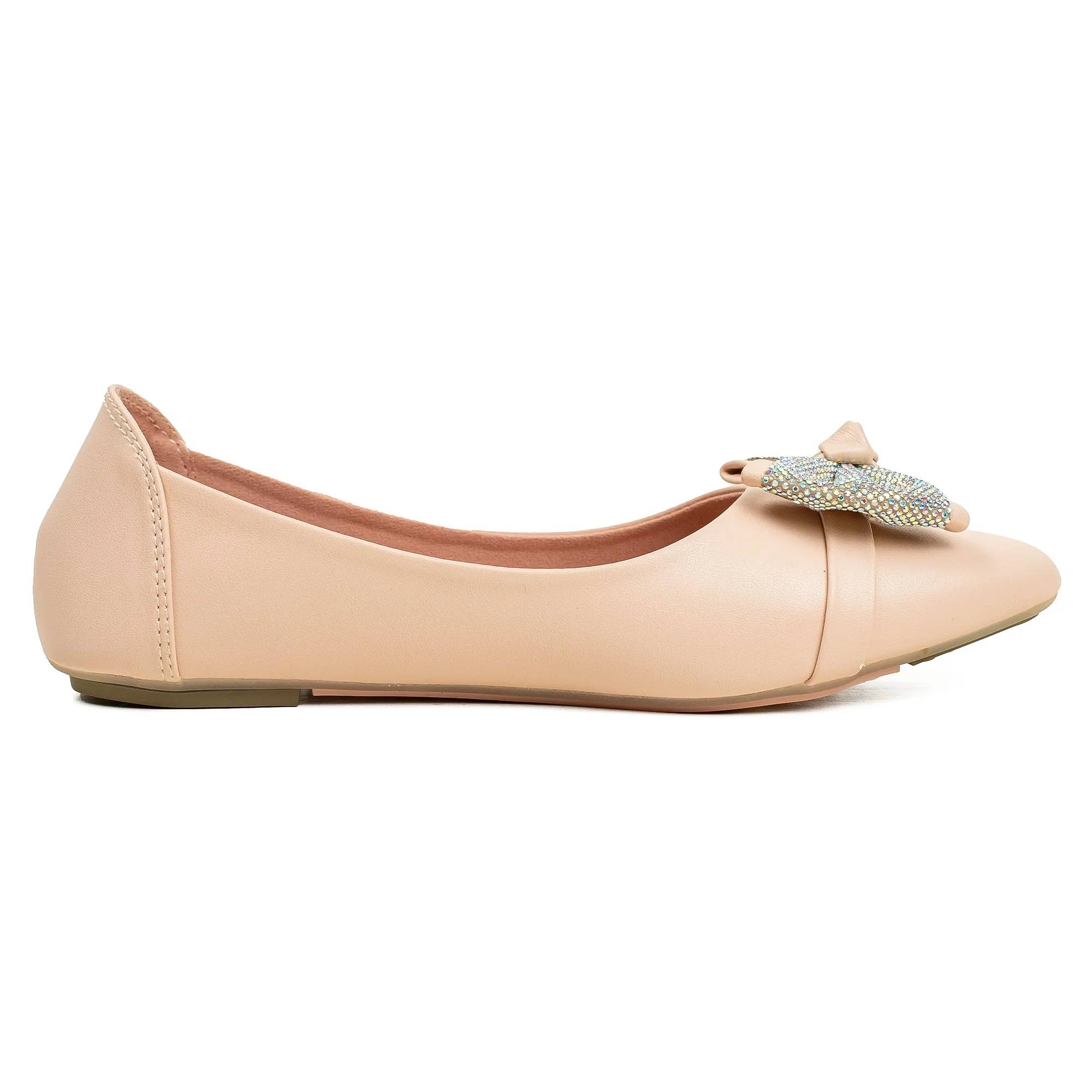 Vibrant Light Pink Ballerina Flats for Women