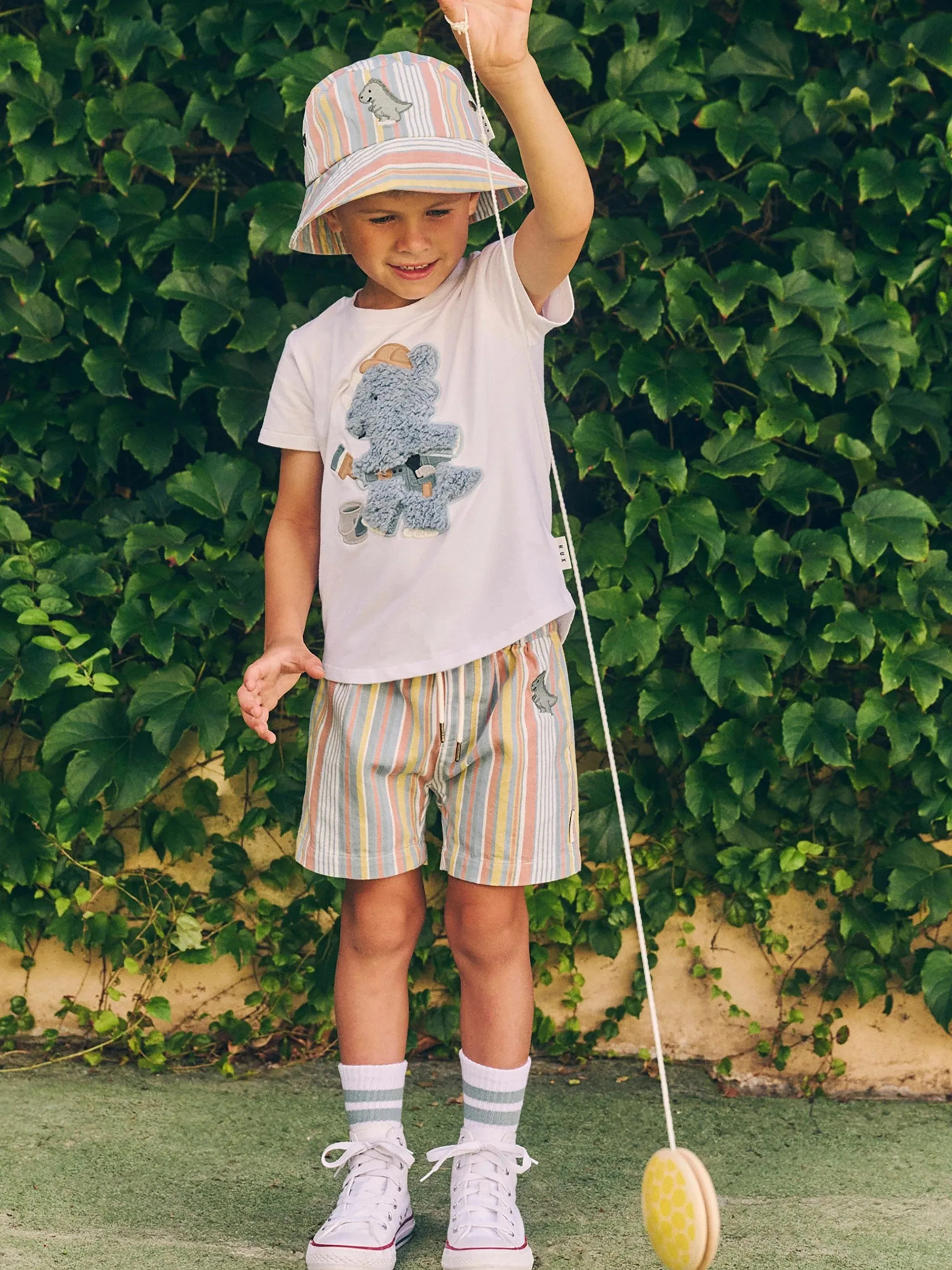 Vintage Stripe Chino Short - Multi