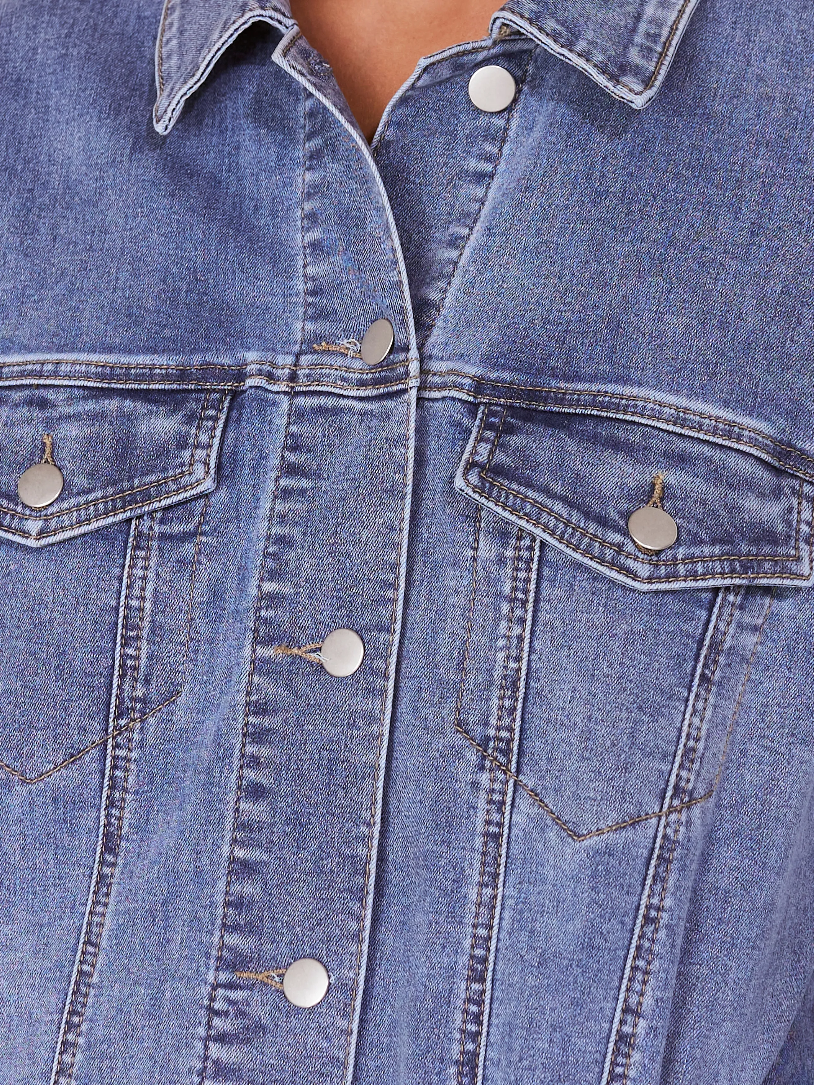 Westport Trucker Denim Jacket - Plus