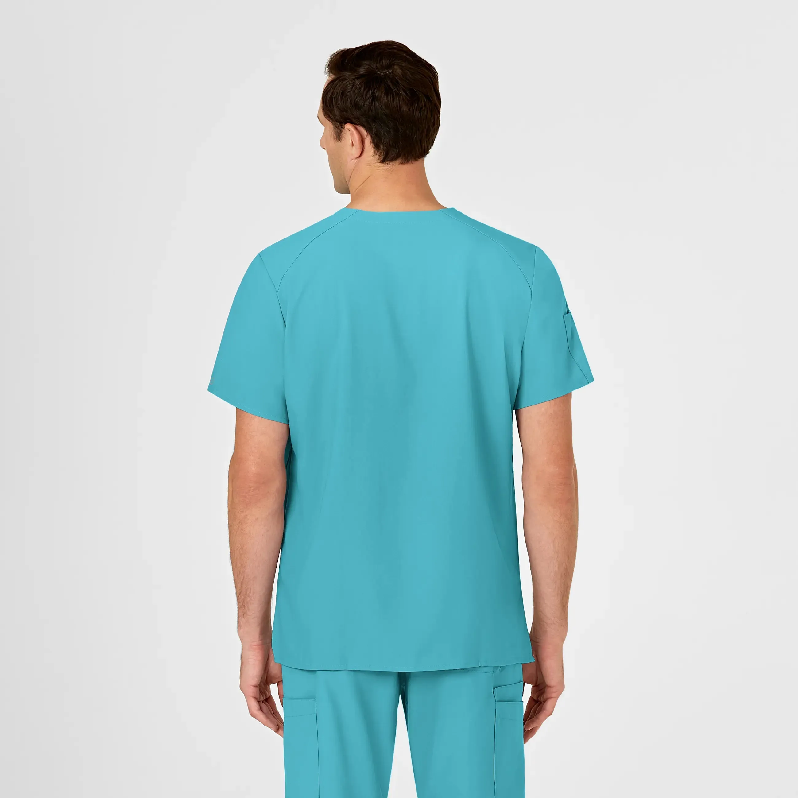 Wink Men's W123 V-Neck Scrub Top - Teal