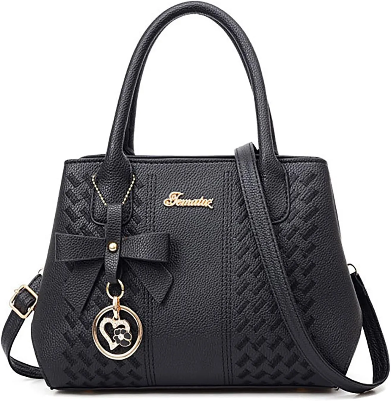 Women Handbags Top Handle Satchel Purse Shoulder Bag Hobo Bag Work Set 2pcs Hobo Bags for Women & Credit Card Holder Set