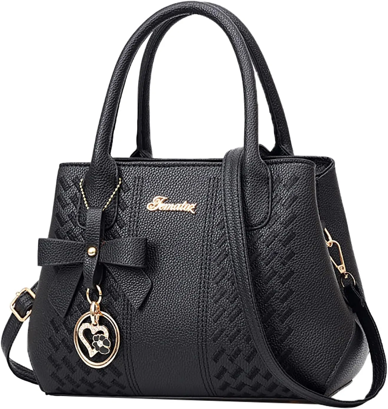 Women Handbags Top Handle Satchel Purse Shoulder Bag Hobo Bag Work Set 2pcs Hobo Bags for Women & Credit Card Holder Set