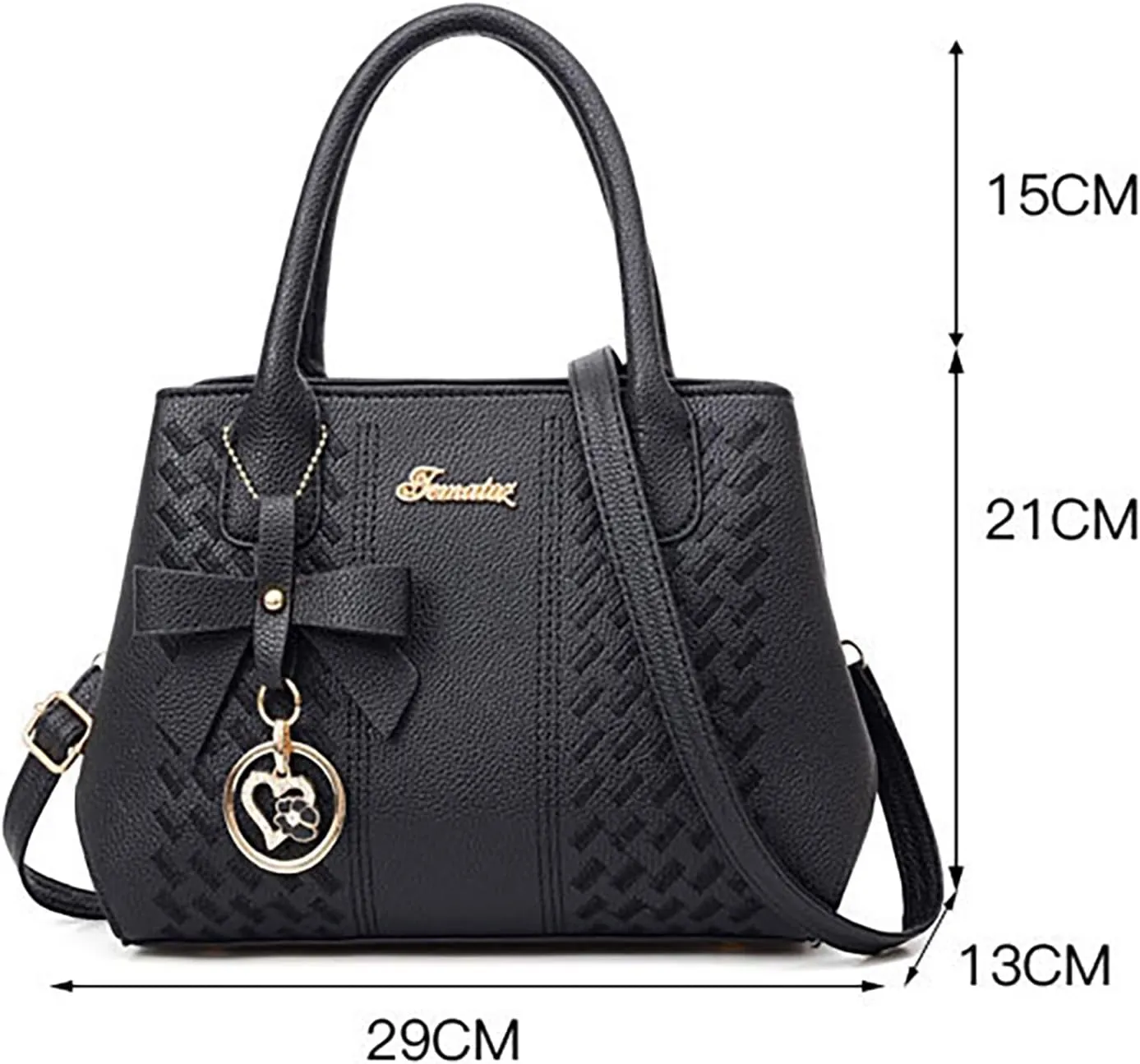 Women Handbags Top Handle Satchel Purse Shoulder Bag Hobo Bag Work Set 2pcs Hobo Bags for Women & Credit Card Holder Set