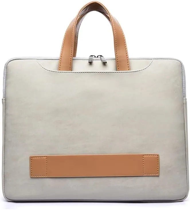 Women Laptop Leather Briefcase Office Bag Portable Handbag Men Messenger Briefcases Notebook Bags