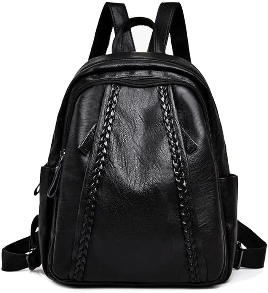 women Sheepskin Women's Bags, All-match Travel Bags, Soft Leather Ladies Backpacks