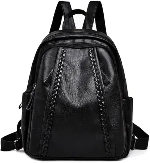 women Sheepskin Women's Bags, All-match Travel Bags, Soft Leather Ladies Backpacks