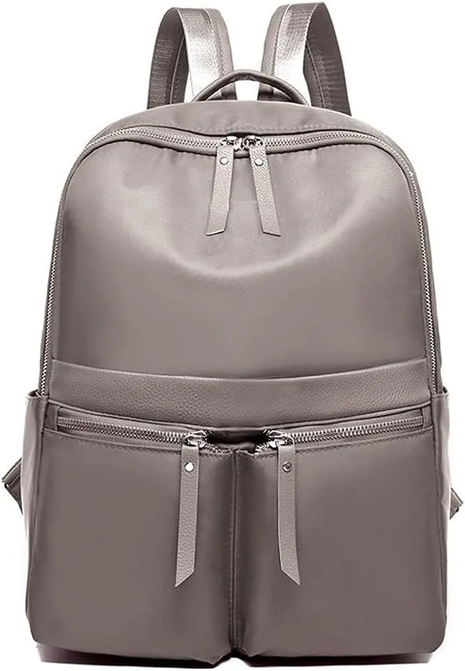 Women Waterproof Backpacks Female Casual Lady Large Capacity Business Bags Backpack (Gray)