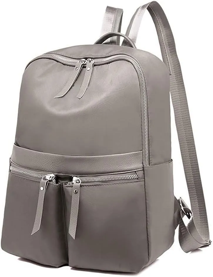 Women Waterproof Backpacks Female Casual Lady Large Capacity Business Bags Backpack (Gray)