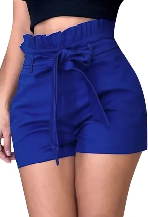 Women's 2.5" Solid Shorts Hiking Athletic Shorts Strappy High Waist Yoga Lounge Athletic Shorts Comfy Casual with Pockets