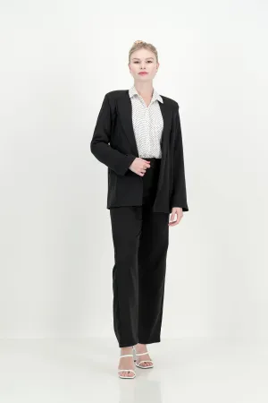 Women's Blazer - Jet Black
