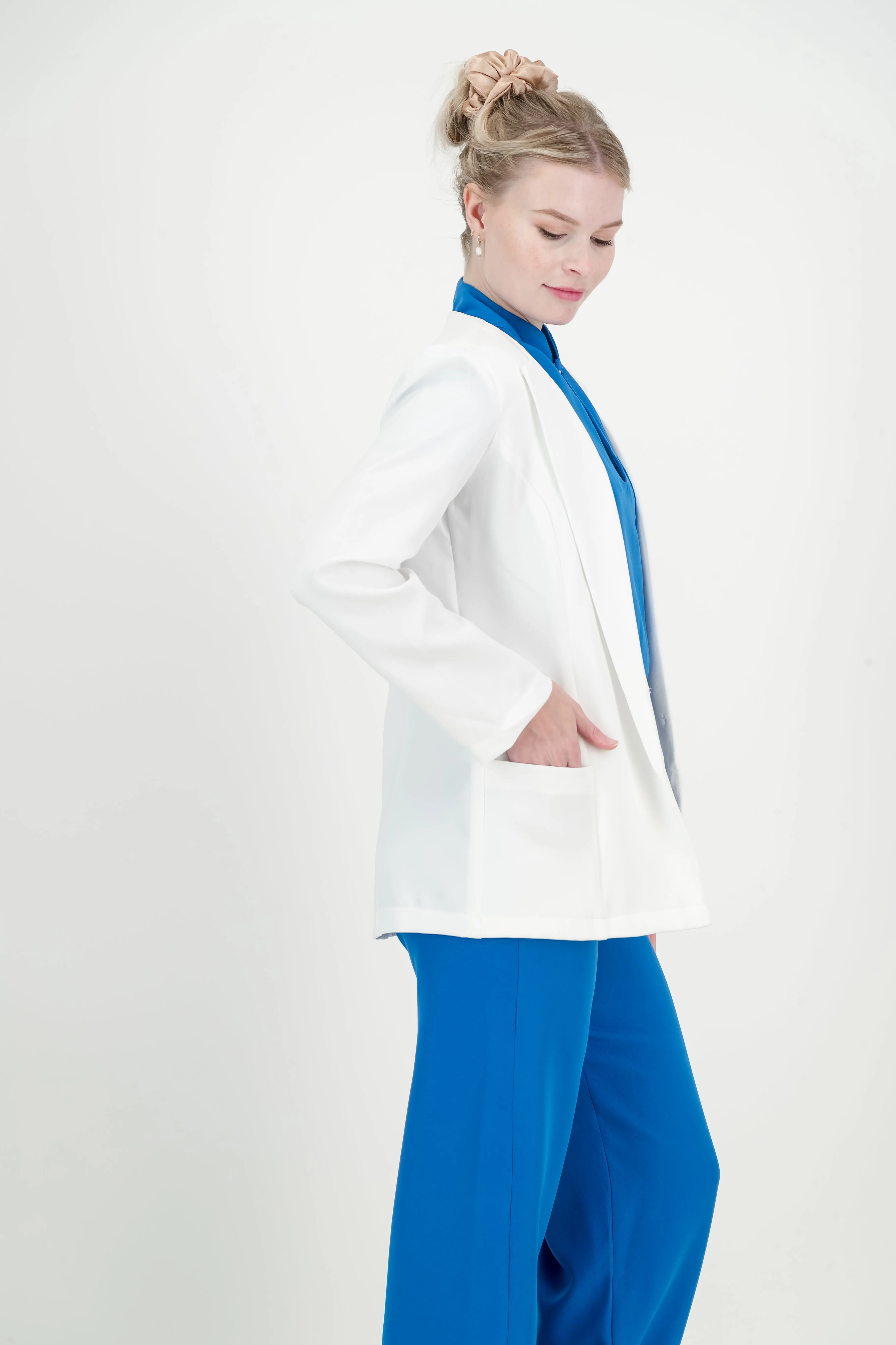 Women's Blazer - White