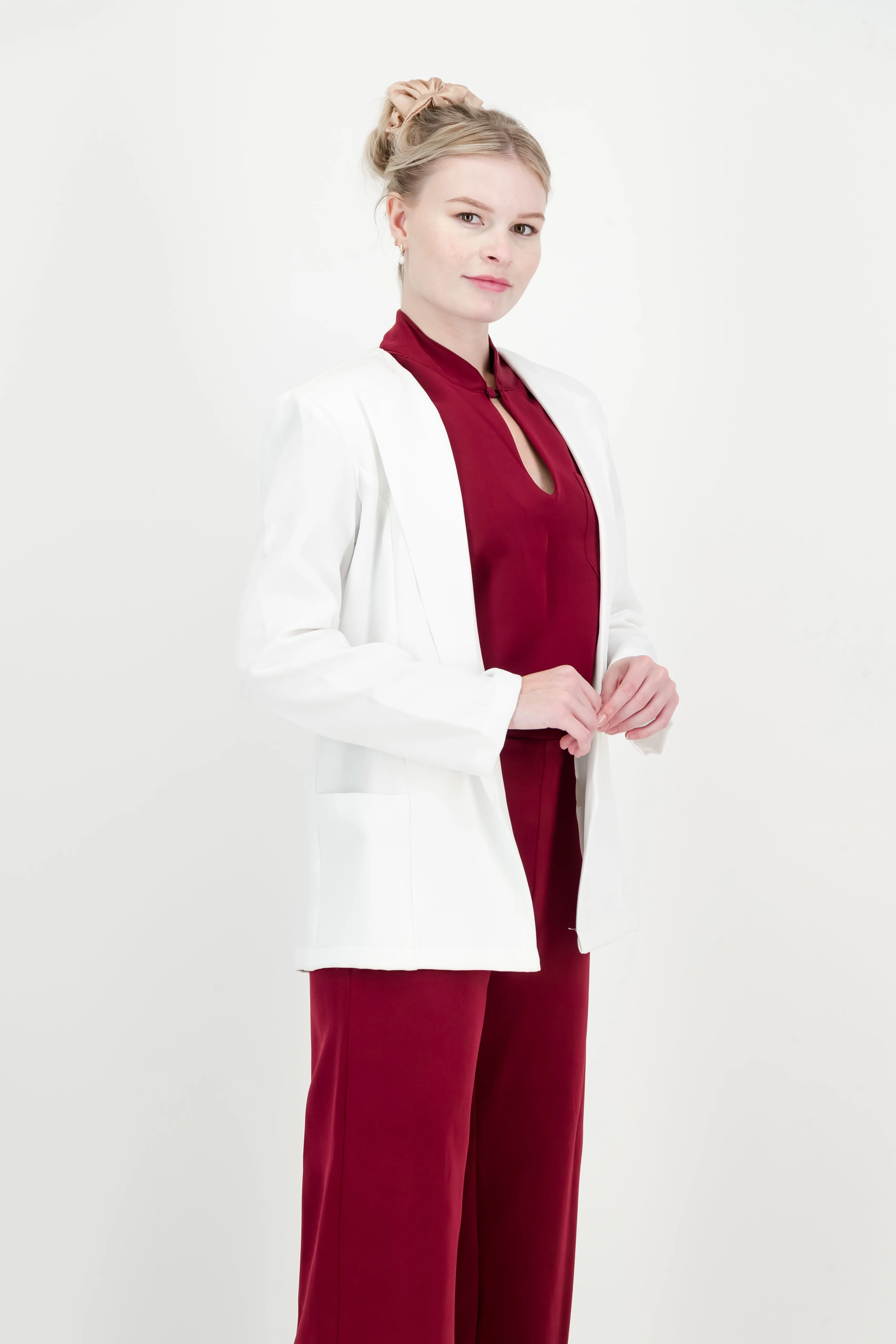 Women's Blazer - White