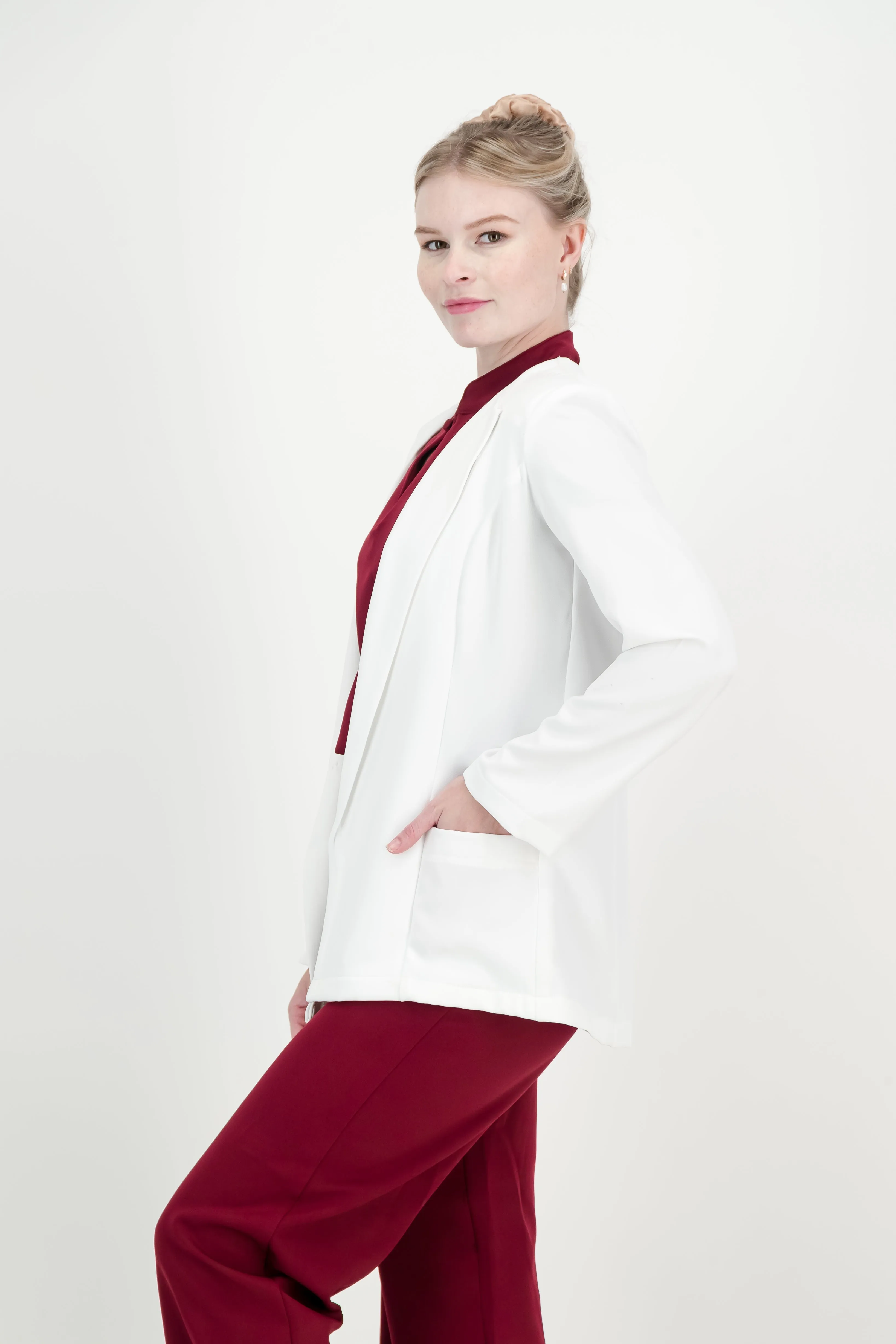 Women's Blazer - White