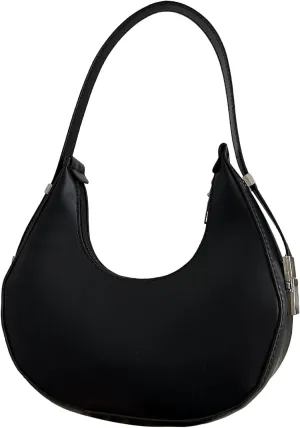 Women's Clutch Underarm Purses Hobo Bags PU Leather Shoulder Handbags Trendy Crescent Bags