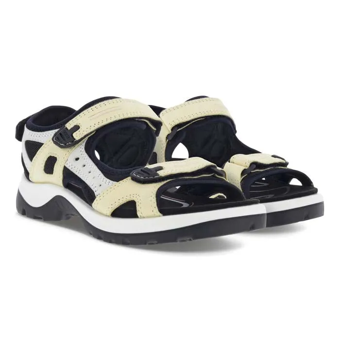 Womens Ecco Yucatan in Straw/Shadow White