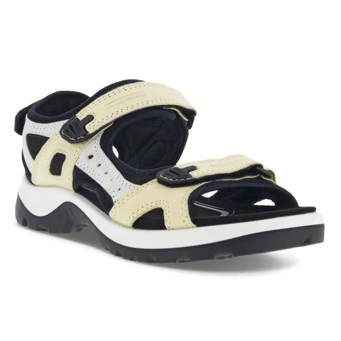 Womens Ecco Yucatan in Straw/Shadow White