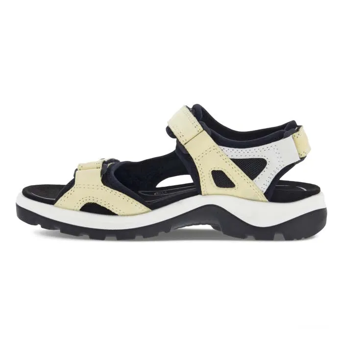 Womens Ecco Yucatan in Straw/Shadow White