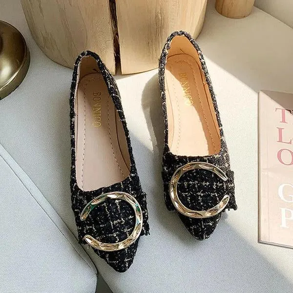 Women's Fashionable Colorful Fabric Casual Flat Shoes 64836112S