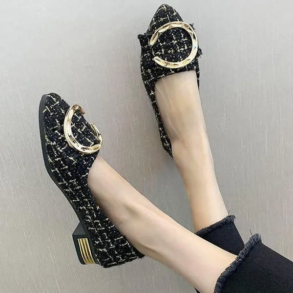 Women's Fashionable Colorful Fabric Casual Flat Shoes 64836112S
