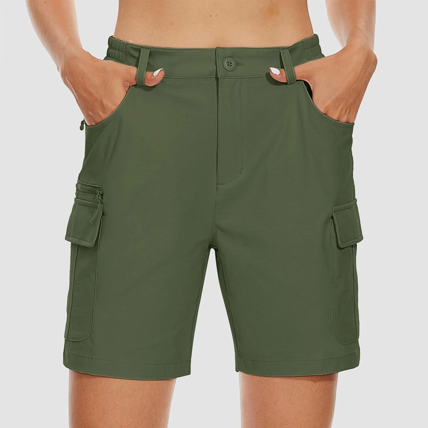 Women's   Golf Shorts 6 Pockets Quick Dry Hiking Cargo Shorts Lightweight Water Resistant Summer Outdoor Shorts
