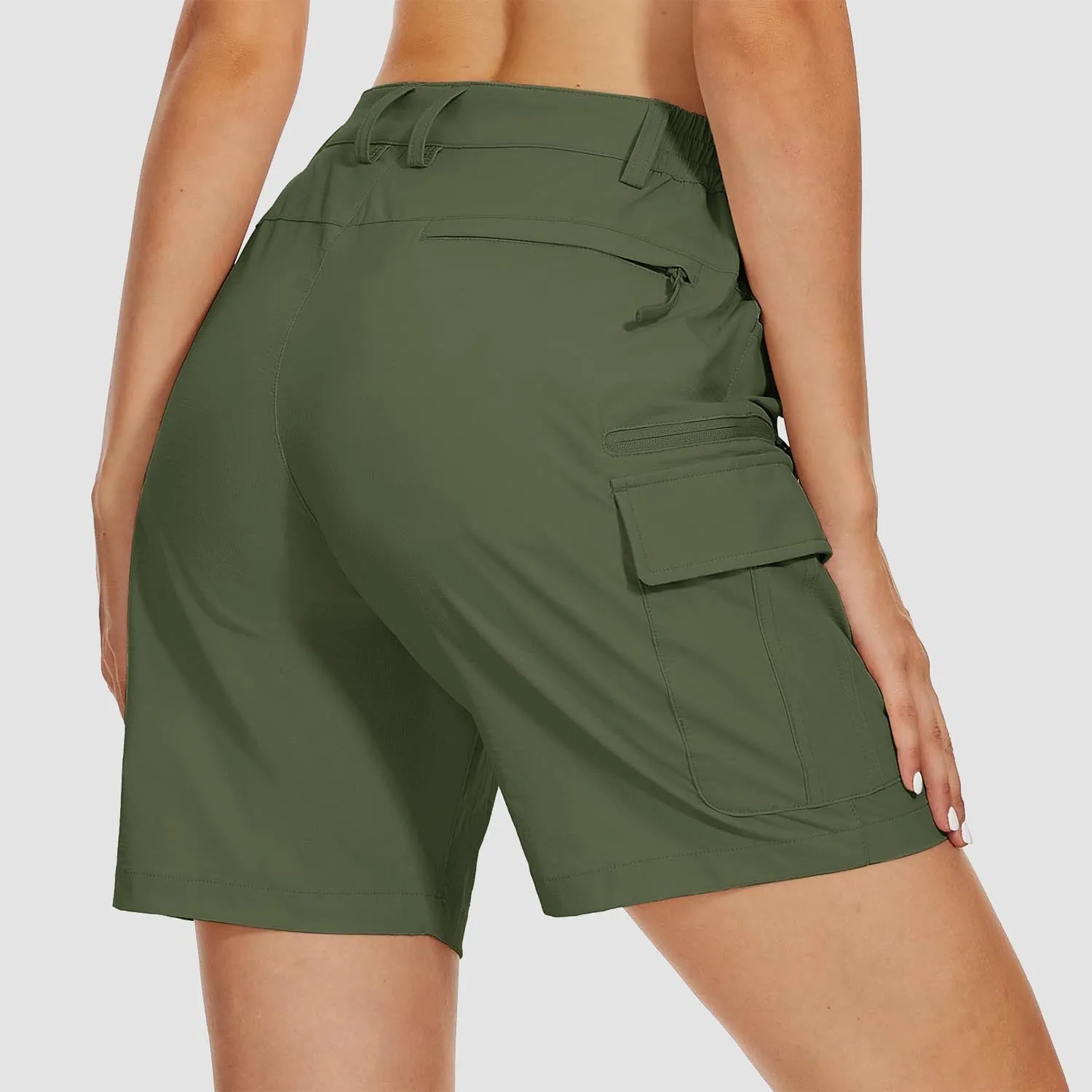 Women's   Golf Shorts 6 Pockets Quick Dry Hiking Cargo Shorts Lightweight Water Resistant Summer Outdoor Shorts