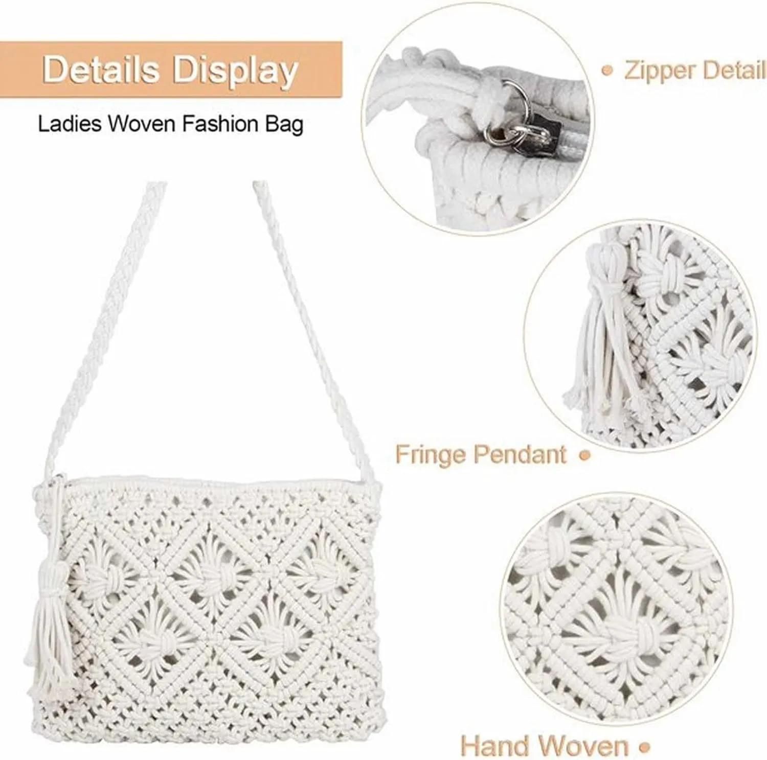 Womens Handwoven Crossbody Purse Summer Beach Clutch Purses Woven Handmade Shoulder Men Bags Shoulder (Green, One Size)