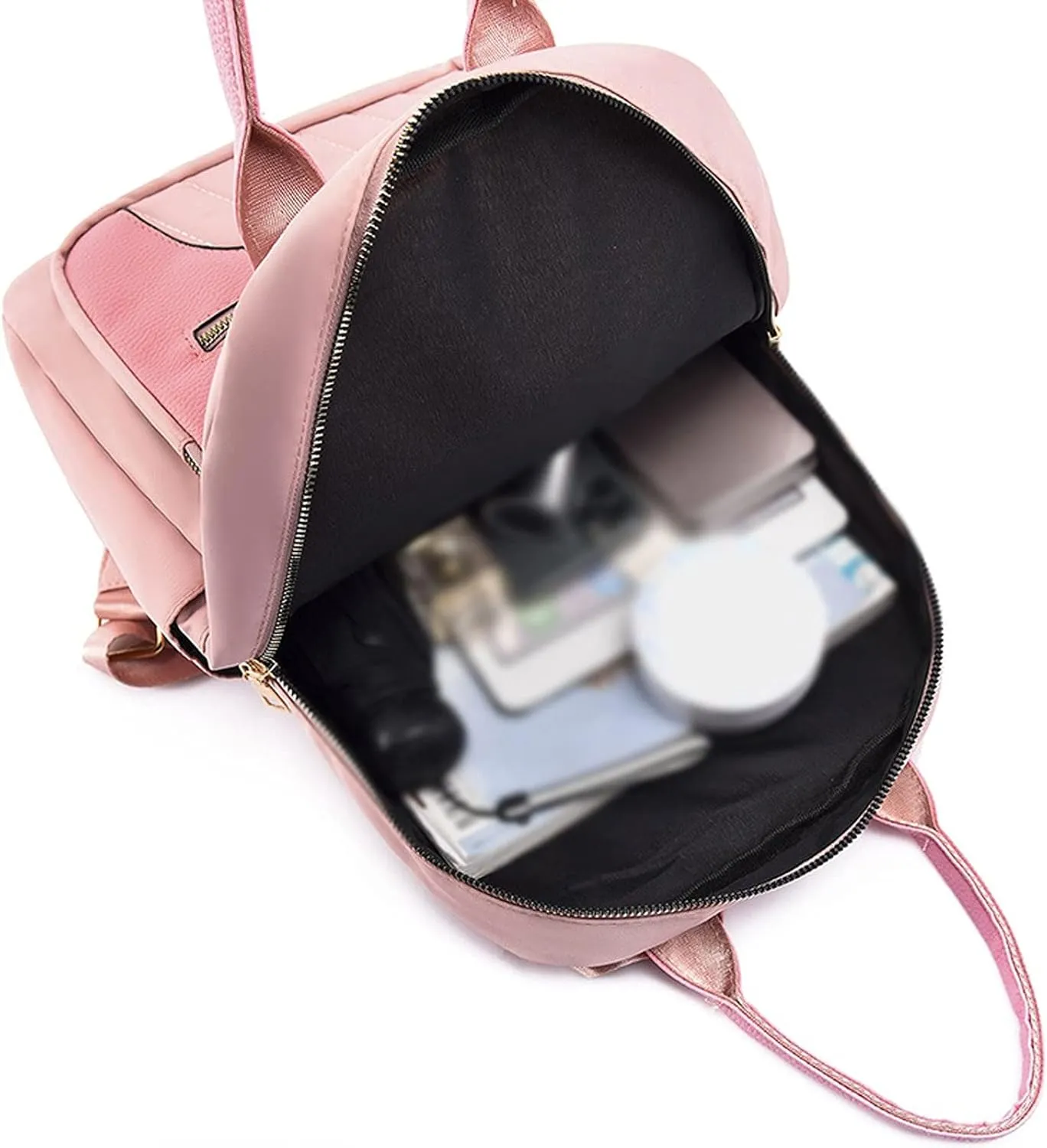 Women's Multifunctional Small Travelling Backpack Simple Beautiful Fashion Shoulder Backpacks (Red)