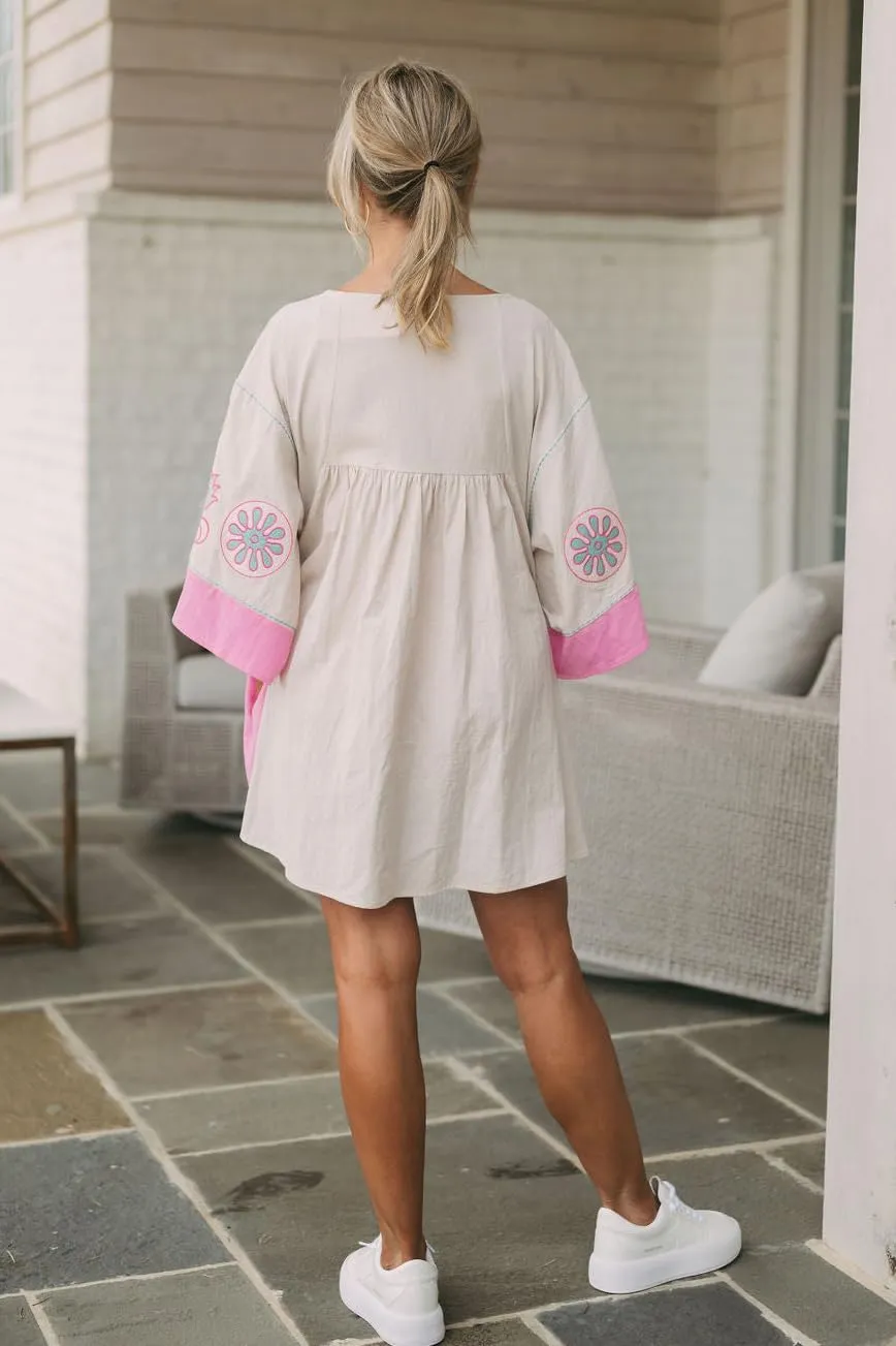 Womens Sundress Summer V Neck Short Tshirt Dress Y2k Floral Print Babydoll Sun Dresses Flowy Boho A Line Mini Dress