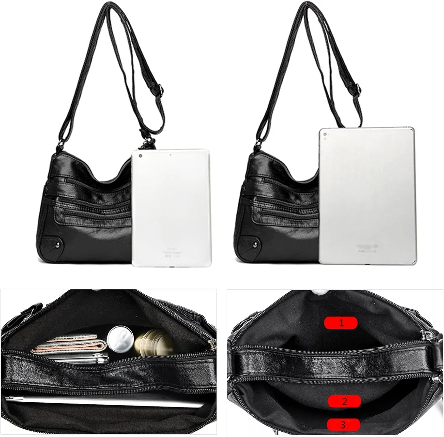 Women's Tote Bag Bags Large Tote Bag Carry All Bag Top Handle Hobo Handbag Hobo, Silver